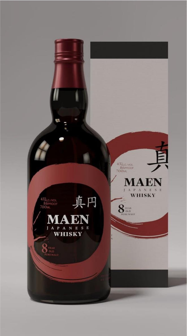 Maen, The Perfect Circle, 8 year old Pure Malt Japansk Whisky