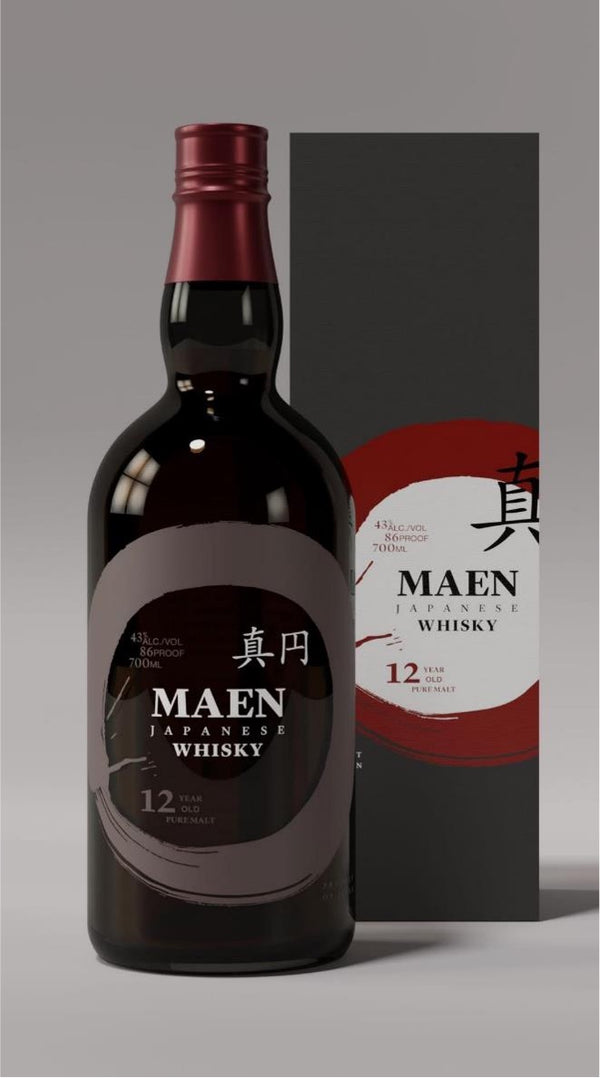 Maen, The Perfect Circle, 12 year old Pure Malt Japansk Whisky