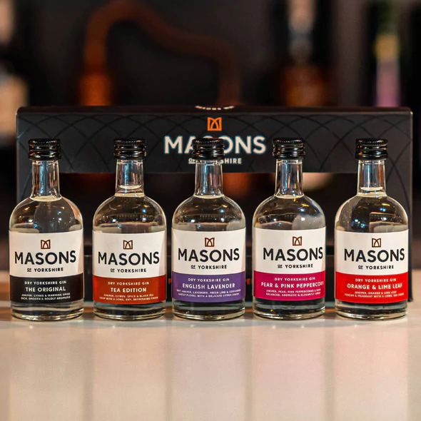 Masons Gin smagesæt (5x5CL) - Bastard Spirits